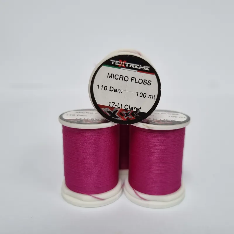 TEXTREME Micro Floss 110 Den in 17- Light Claret